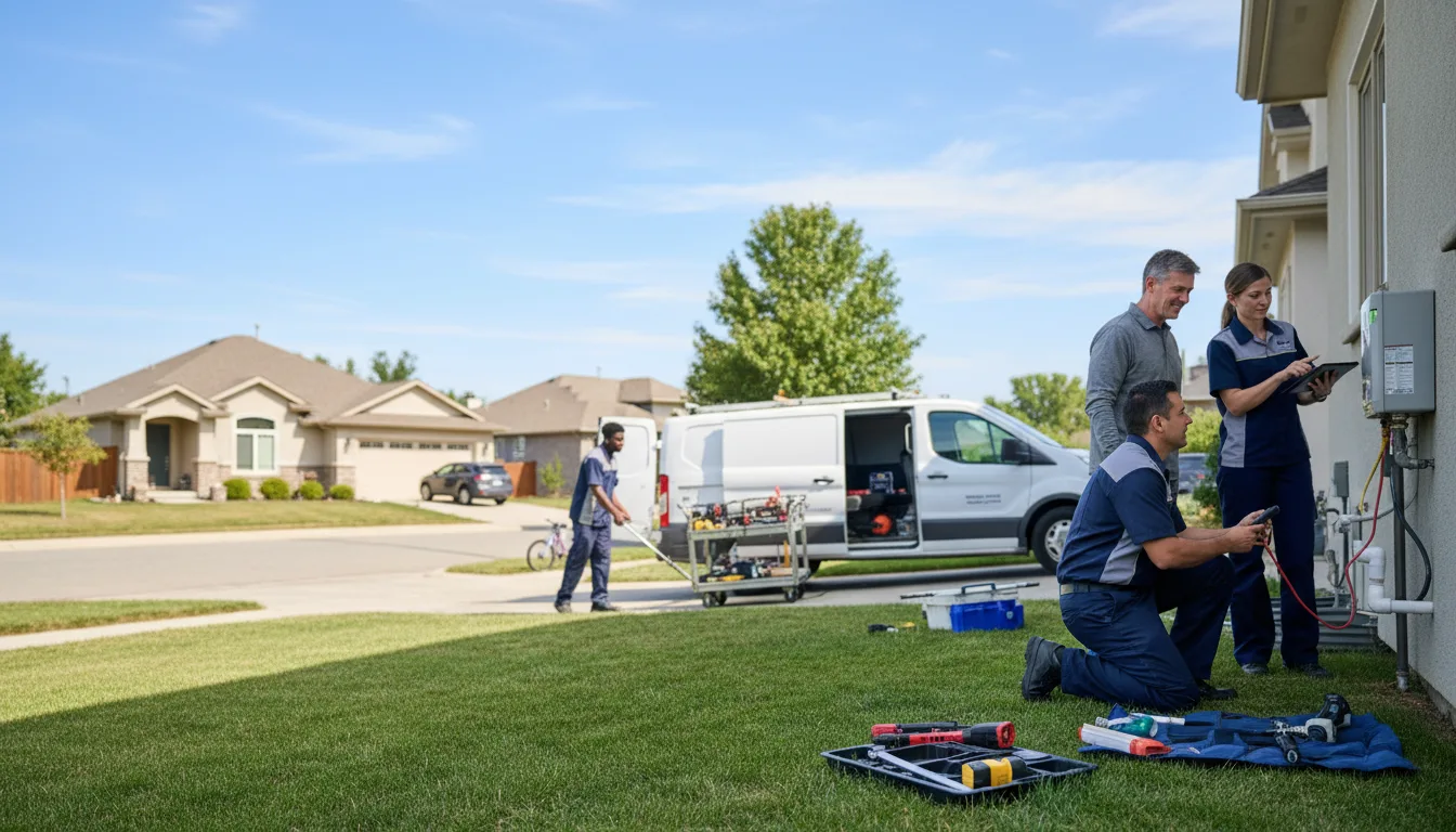 Tankless water heater service in Earlham, IA